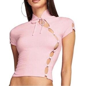 New! Pink Ginra Blouse